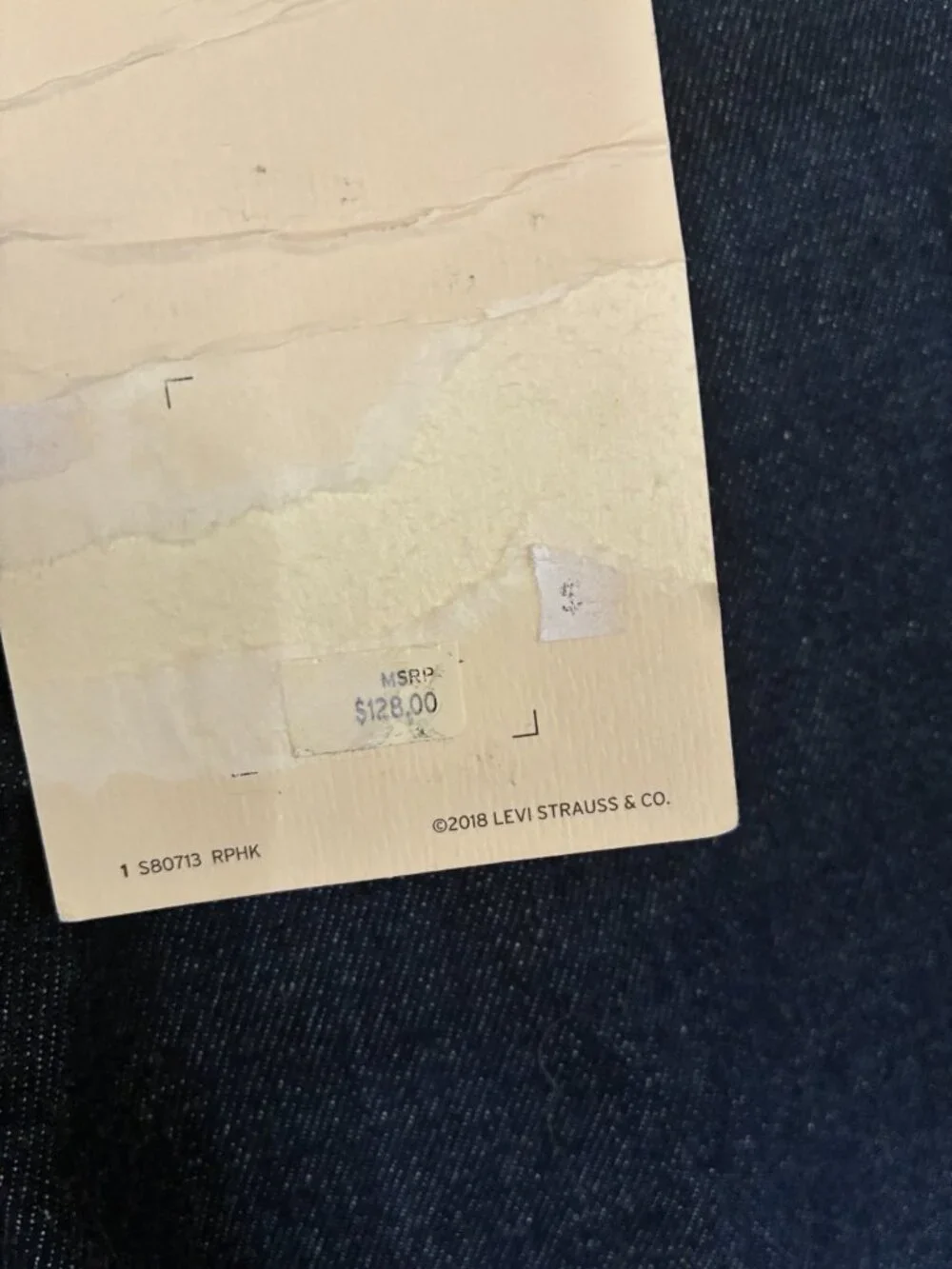 NWT Levi's Wedgie Straight fringe pocket western jeans - Picture 4 of 5